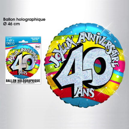 Ballon joyeux anniversaire « 18 ans « - FestiShop
