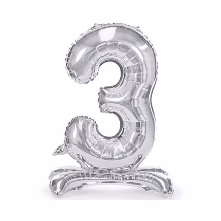 Ballons chiffre sur pied