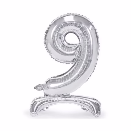Ballon chiffre sur pied