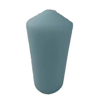 Bougie cylindrique turquoise
