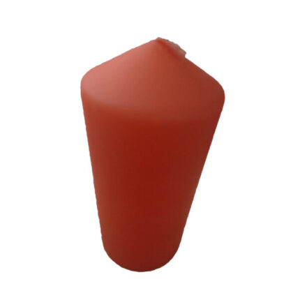 Bougie cylindrique orange