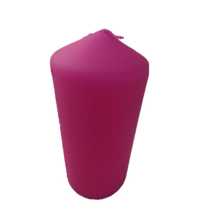 Bougie cylindrique fuchsia