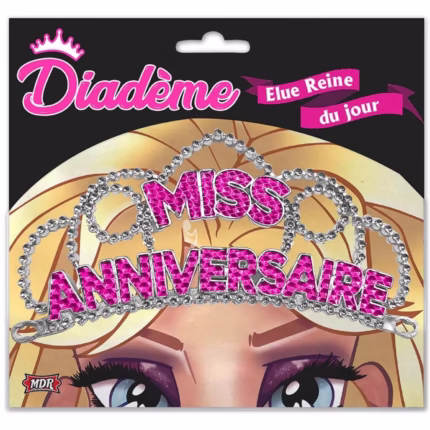 Diadème "Miss" Fuchsia