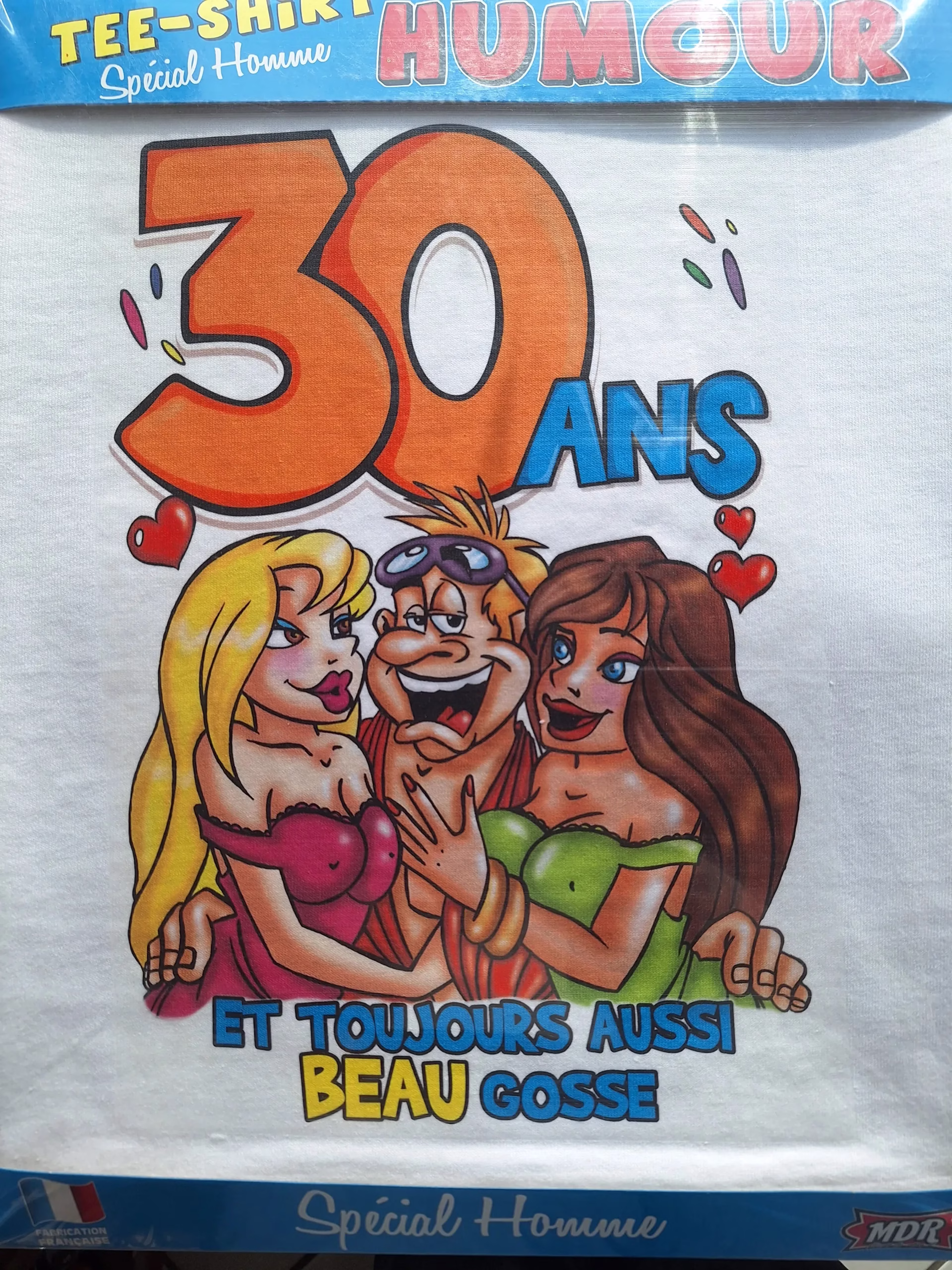 T-Shirt humoristique "30 ans" m