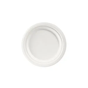 Assiette en canne à sucre Ø17cm Blanc