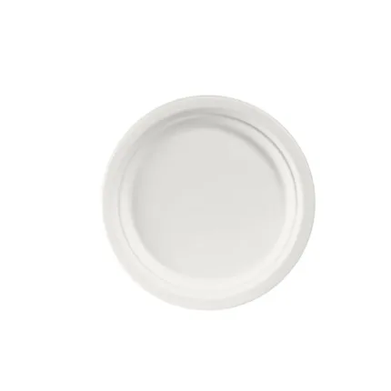 Assiette en canne à sucre Ø22cm Blanc