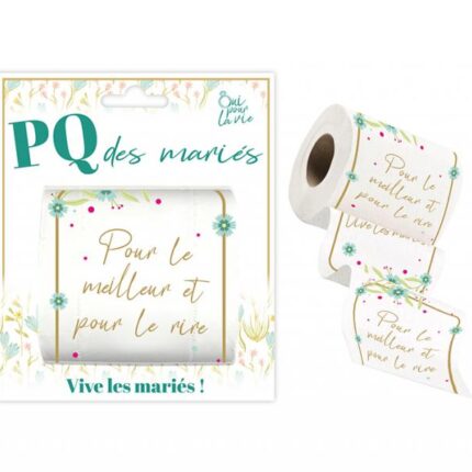 Papier toilette des mariés