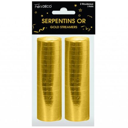 Serpentins dorés
