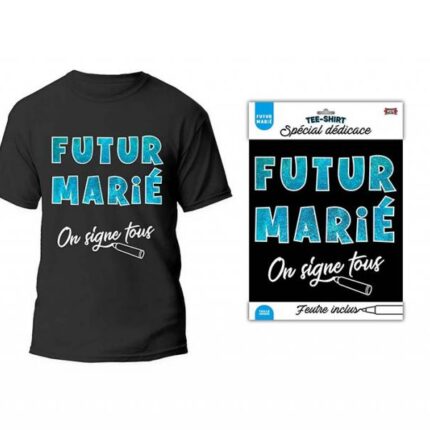 T-Shirt à dédicacer "Futur(e) marié(e)"